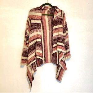 Indigo Thread Co Magenta/Pink/Cream Thick Cardigan
